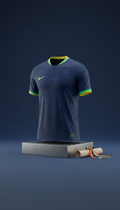 Maillot extérieur Brésil 2024 bleu vibrant