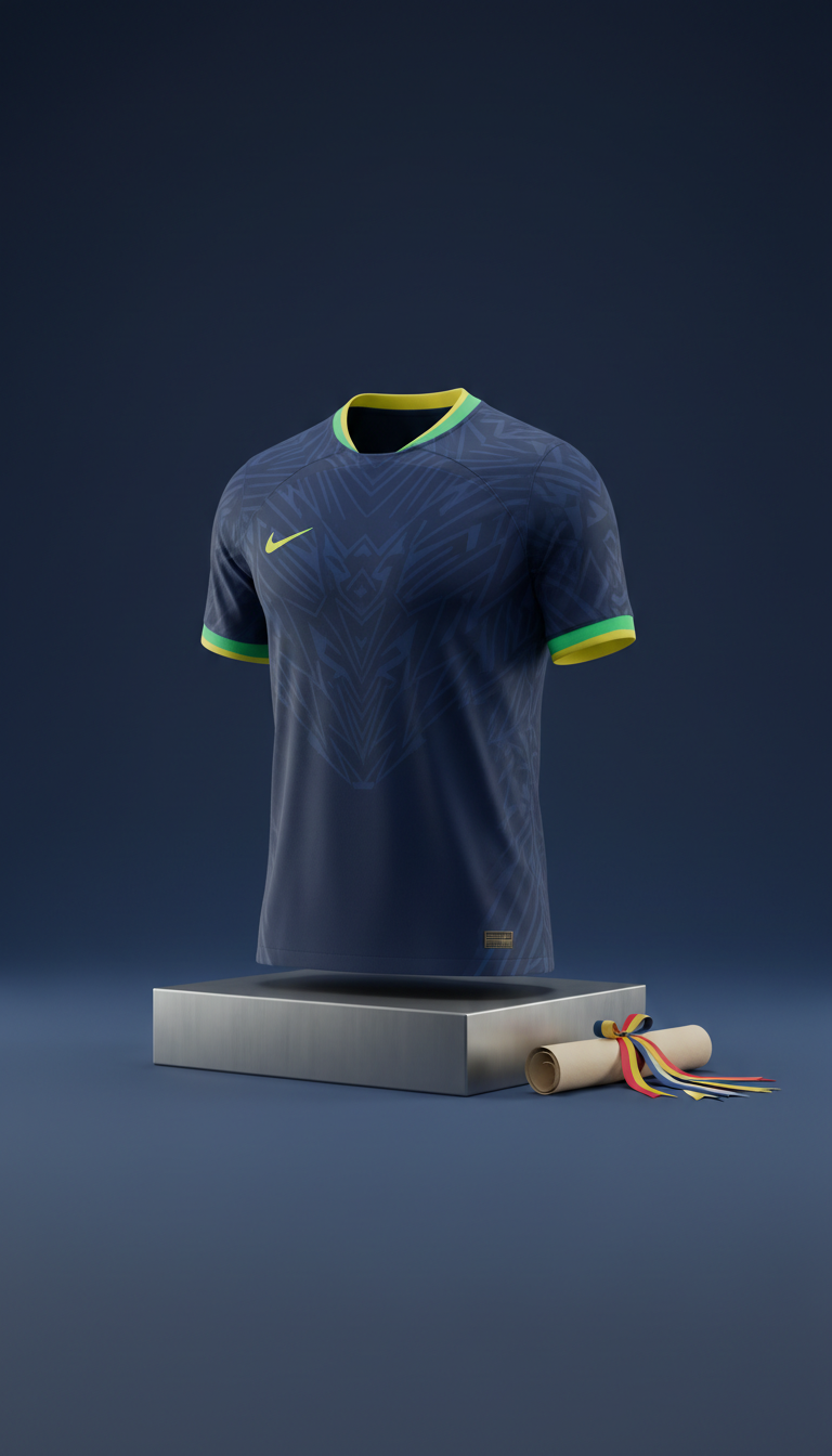 Maillot extérieur Brésil 2024 bleu vibrant